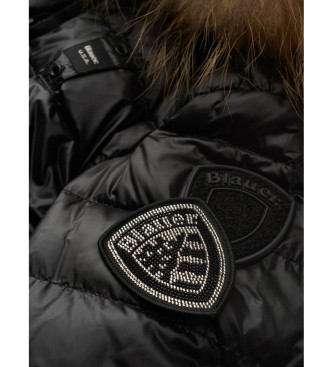 Blauer Jacke Arcadia schwarz