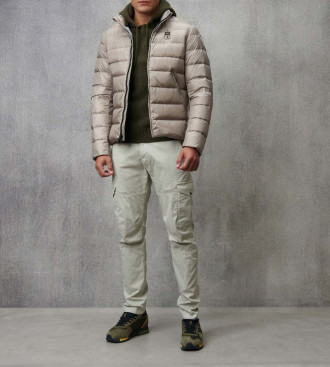 Blauer Austin beige Jacke