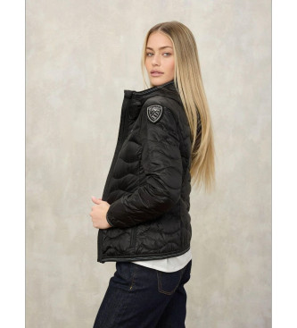 Blauer Veste Camelia noire