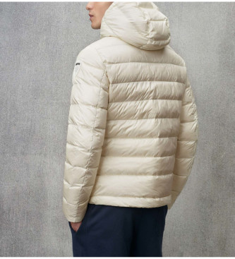 Blauer Acton Kapuzenjacke beige