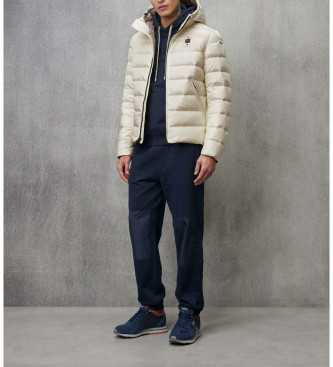 Blauer Acton Kapuzenjacke beige