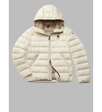 Blauer Acton Kapuzenjacke beige