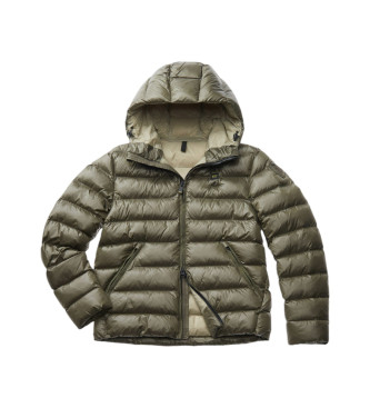 Blauer Nylonjacke Eco Adams grn