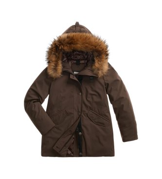 Blauer Veste Irma marron