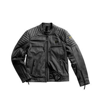 Blauer Chaqueta perforada crossland negro