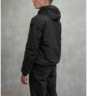 Blauer Jacka med foder i svart Eco-lder