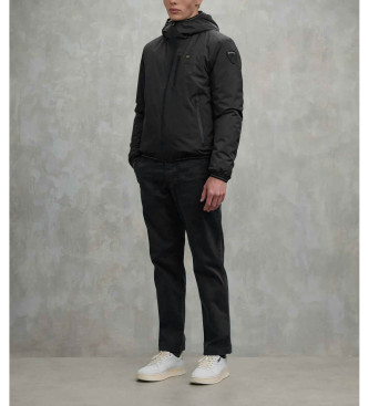 Blauer Jacka med foder i svart Eco-lder