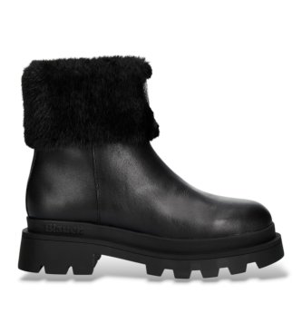 Blauer Kimmel 10 black leather ankle boots