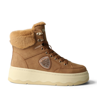 Blauer Bottines Maribel marron