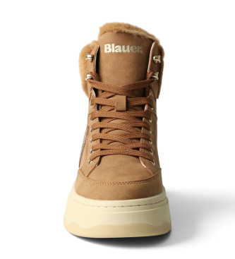 Blauer Bottines Maribel marron