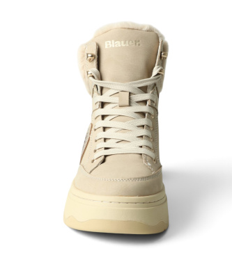 Blauer Bottines Maribel taupe