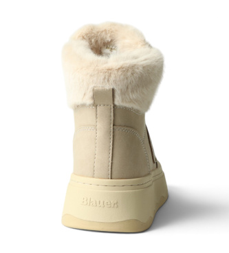 Blauer Bottines Maribel taupe