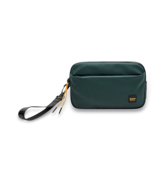 Blauer Borsa da toilette verde Thom 03