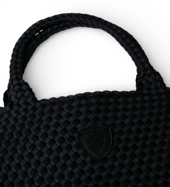 Blauer Forside h�ndtaske sort