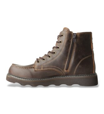 Blauer Dark brown Nolan leather ankle boots