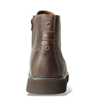 Blauer Dark brown Nolan leather ankle boots