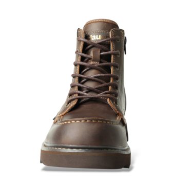 Blauer Dark brown Nolan leather ankle boots