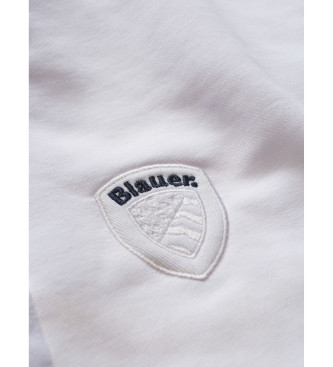 Blauer Pantaln corto con Cinta blanco