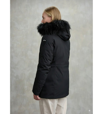 Blauer Parka imbottito iIma nero