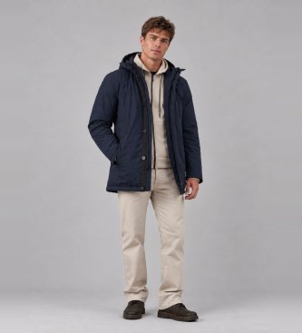 Blauer Parka Chester marino