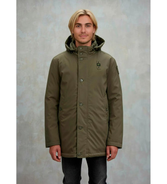 Blauer Parka  capuche Chester vert