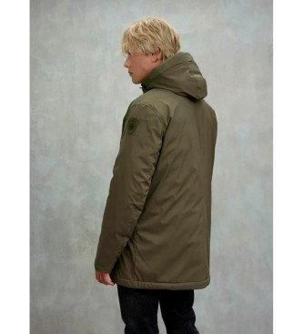Blauer Parka  capuche Chester vert