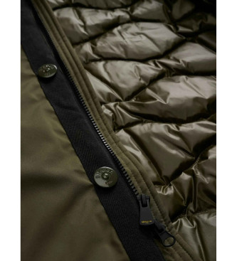 Blauer Parka  capuche Chester vert