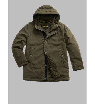 Blauer Parka  capuche Chester vert