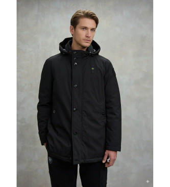 Blauer Chester parka z odpinanym kapturem czarna