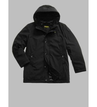Blauer Chester parka z odpinanym kapturem czarna