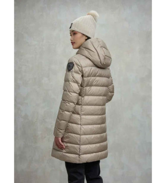 Blauer Cardigan beige dor Agnes