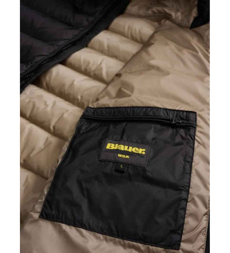 Blauer Acton jacka med huva svart