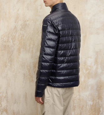 Blauer Koreanische Kragenjacke austin navy