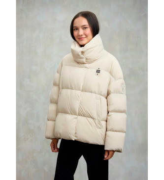 Blauer Nuvola Ross beige kurze Jacke