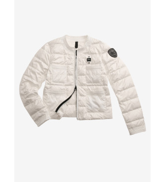 Blauer Korte jas White Rose