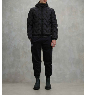 Blauer Casaco angular preto Piery preto