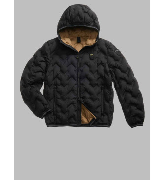 Blauer Casaco angular preto Piery preto
