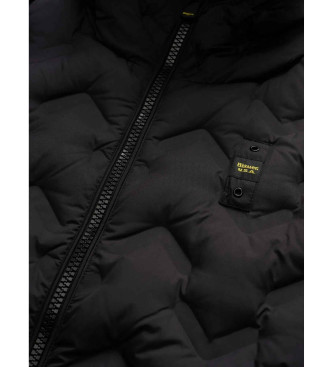 Blauer Casaco angular preto Piery preto