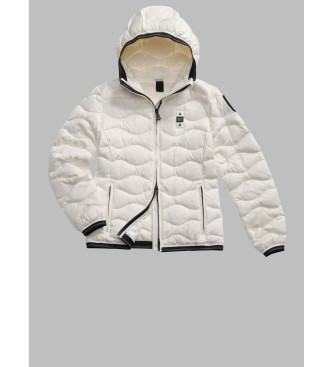 Blauer Plumfero de ondas Camelia blanco