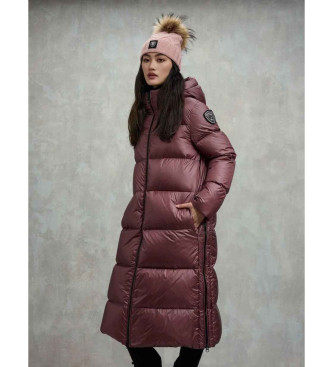 Blauer Cardigan long Celia marron