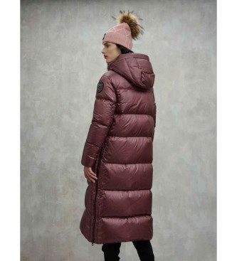 Blauer Cardigan long Celia marron