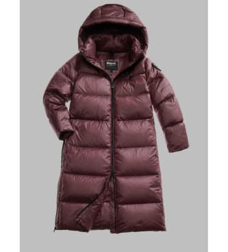 Blauer Cardigan long Celia marron