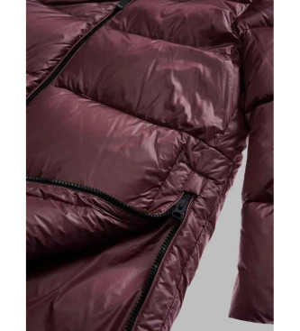 Blauer Cardigan long Celia marron