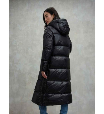 Blauer Cardigan long Celia noir
