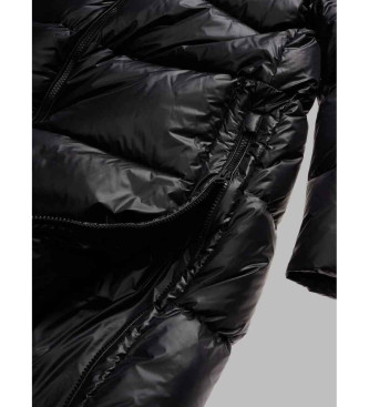 Blauer Cardigan long Celia noir