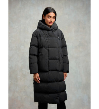 Blauer Plumfero largo Nube Ruth negro