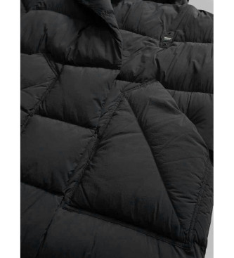 Blauer Plumfero largo Nube Ruth negro