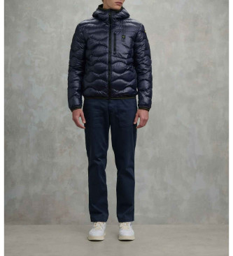 Blauer Piumino blu navy Wave