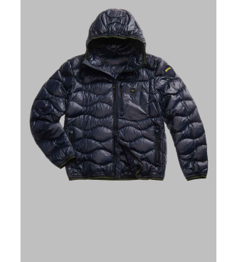 Blauer Piumino blu navy Wave