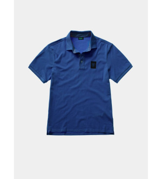 Blauer Niebieska koszulka polo piqué
